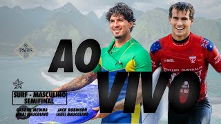 AO VIVO SEMIFINAL  SURFE MASCULINO  OLIMPÍADAS 2024 olimpiadas2024 aovivo AO VIVO [upl. by Sandeep825]