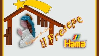 MadonninaMaria 3D per il Presepe con Hama Beads  DIY Nativity Scene Madonna Tutorial [upl. by Jaylene]