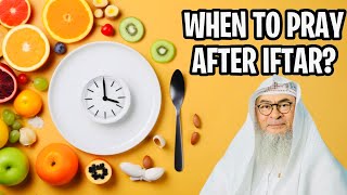 When to pray Maghrib after eatting Iftar can we take 30 mins assim al hakeem JAL [upl. by Debarath]