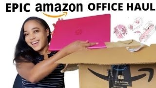 Amazon Office Makeover Haul 🛍️  Direct Delivery to Jamaica 🇯🇲 [upl. by Carling284]