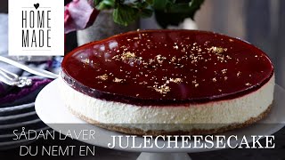 NEM JULECHEESECAKE  HOMEMADE [upl. by Enotna]