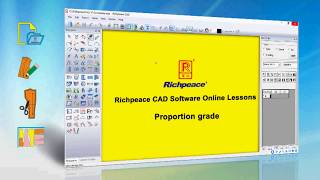 Richpeace CAD Software Online LessonsTip of the dayProportion grade V10 [upl. by Bithia938]