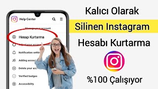 Kalıcı Olarak Silinen Instagram Hesabı Kurtarma  Silinen Instagram Hesabı Nasıl Kurtarılır 2024 [upl. by Angelico538]