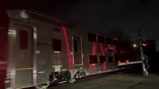 NS 4809 AC44C6M leads NS 053 through Manville NJ with a New NJT Mulitlevel 3 coach 1162024 [upl. by Longtin]