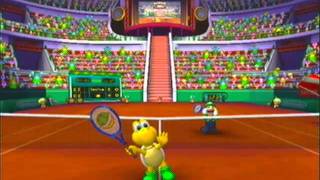 Mario Power Tennis Playthrough  Koopa Moonlight Cup Singles [upl. by Madalyn]