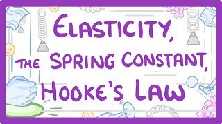 GCSE Physics  Elasticity spring constant and Hookes Law 44 [upl. by Helban955]