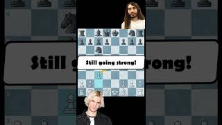 xQc vs MoistCr1TiKaL EPIC mate in 6 [upl. by Qidas]