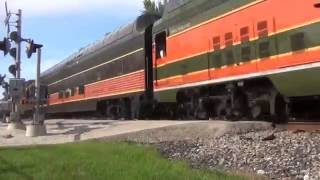 NKP 765 South at 74 mph in Deerfield IL 61216 HD [upl. by Ahtram360]