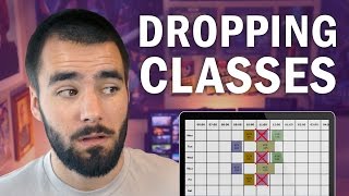 Class Schedule Advice Dropping a Course  College Info Geek [upl. by Derfiniw541]