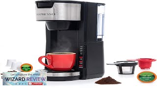 Mixpresso Single Serve Coffee Brewer KCup Pods Compatible amp Ground Coffee 30 Review [upl. by Aiuqes260]