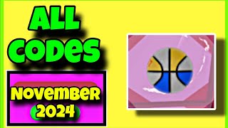 NOVEMBER 2024 ALL WORKING CODES BASKETBALL LEGENDS ROBLOX  BASKETBALL LEGENDS CODES [upl. by Silevi362]