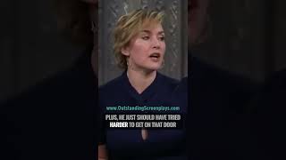 Kate Winslet on the Titanic Door Scene [upl. by Rennerb]