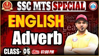 SSC MTS English Classes 2024  Adverb for SSC MTS  MTS English By Sanjeev Thakur Sir [upl. by Eeryt113]