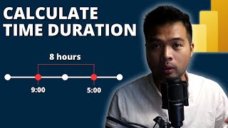 CALCULATE TIME DURATION between two periods in POWER BI  Power Query or DAX Methods with EXAMPLE [upl. by Kasper405]