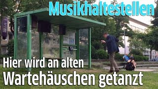 Köln Haltestelle im TheodorHeussPark am Ebertplatz spielt Musik  Kunstprojekt Selma Gültoprak [upl. by Oenire55]