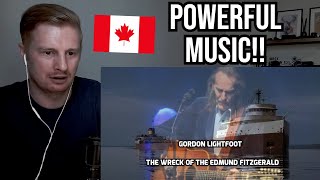 Reaction To Gordon Lightfoot  The Wreck of the Edmund Fitzgerald Canadian Music [upl. by Pedrick823]