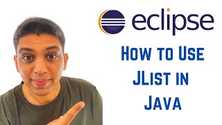 Java swing tutorial using Eclipse  How to Use JList in Java [upl. by Nywles]