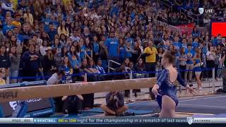 Norah Flatley Beam UCLA vs Stanford 2019 9925 [upl. by Dahcir]