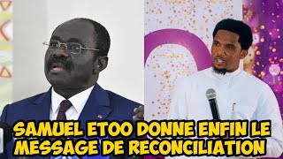 FECAFOOT  SAMUEL ETOO DONNE SON DISCOURS DE RECONCILIATION jaccepte le choix du MINSEP [upl. by Lorant613]