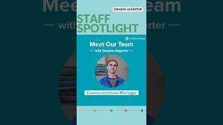 Staff Spotlight Series Graeme Aegerter Communications Manager [upl. by Ormsby]