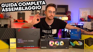 GUIDA COMPLETA ASSEMBLAGGIO PC  2022 [upl. by Engamrahc915]