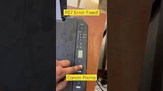 How to Fix the P07 Error on Canon Pixma Printers [upl. by Rosenthal267]