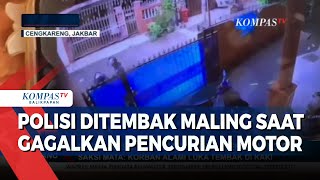 Polisi Ditembak Maling Saat Gagalkan Pencurian Motor [upl. by Helaina]