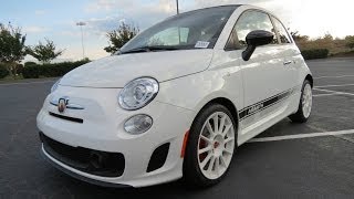 2013 Fiat 500C Abarth Start Up Exhaust and In Depth Review [upl. by Dennis731]