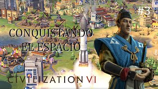 Conquistando el espacio nunca fue tan facil en el Civ 6 [upl. by Ahsiam]