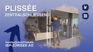 Insektenschutz Plissée für grosse Hebeschiebetüren I ISPZÜRISEE AG [upl. by Yensehc407]