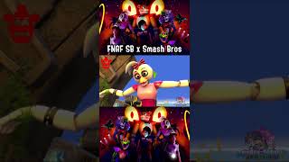 FNAF SB X SMASH BROS shorts roxy smashbros animation [upl. by Saltsman]