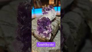 Améthyste stone minerals gemstone amethystgeode amethyst amethystcrystal [upl. by Etteniuq665]