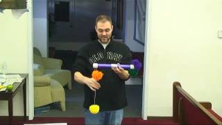 Pom Pom Stick Magic Trick [upl. by Akers856]