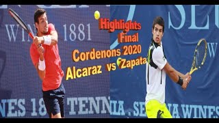 Bernabe Zapata Miralles vs Carlos Alcaraz Garfia  Cordenons F • Highlights [upl. by Pappano]