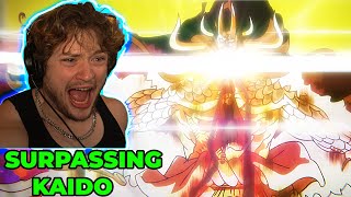 LUFFY USES ADVANCED CONQ HAKI VS KAIDO One Piece 1028 Reaction [upl. by Angadreme]