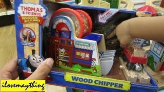 Thomas Wood Chipper  Thomas amp Friends Wooden Railway [upl. by Terpstra751]