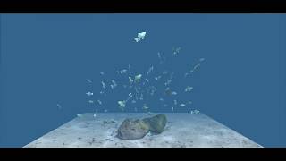 Flocking Shoaling Schooling whatever Fish  Unity 5 [upl. by Rehotsirk]