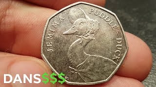 2016 Jemima PuddleDuck 50 Pence Coin WORTH [upl. by Trenton511]