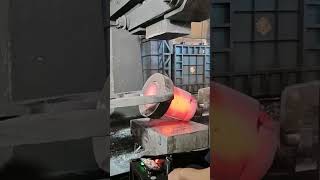 Forging Steel Billets Style satisfying forging machines [upl. by Aerdnak]