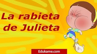 La rabieta de Julieta  Cuento infantil de educación emocional de Edúkame [upl. by Tneicniv]