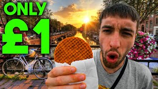 The ULTIMATE Amsterdam Cheap Eats Food Tour 🇳🇱 [upl. by Meekar]