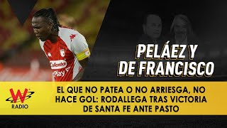 El que no patea o no arriesga no hace gol Rodallega por victoria de Santa Fe ante Pasto [upl. by Euqinmod320]