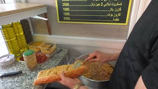 Lablabi Sandwich Retila  Bizerte Tunisia  كسكروت لبلابي [upl. by Evans]