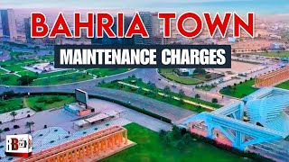 WHAT ARE BAHRIA TOWN MAINTENANCE CHARGES  BTK Security  Prices 2024  Living Cost [upl. by Ykcul638]