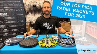 pdhsportscom Top 5 Padel Rackets for 2023 by UK padel experts pdhsportscom [upl. by Oriole]