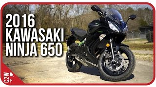 2016 Kawasaki Ninja 650  First Ride [upl. by Anibla245]