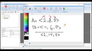 Álgebra Lineal Representacion de Vectores Software Educativo [upl. by Terra145]