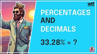 How to convert percentages and decimals [upl. by Riada]