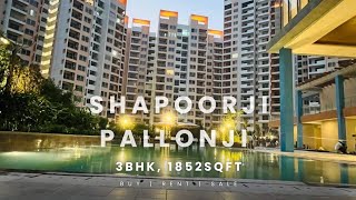 1852sqft 3BHK Sample Unit Visit Shapoorji Pallonji Dwarka Expressway [upl. by Tnias584]