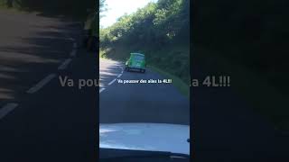 Va pousser des ailes la 4L  shorts rallye 4l renault speed [upl. by Kirrad]